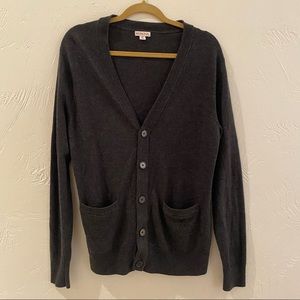 Merona Women’s button cardigan | Grey | Size Medium |